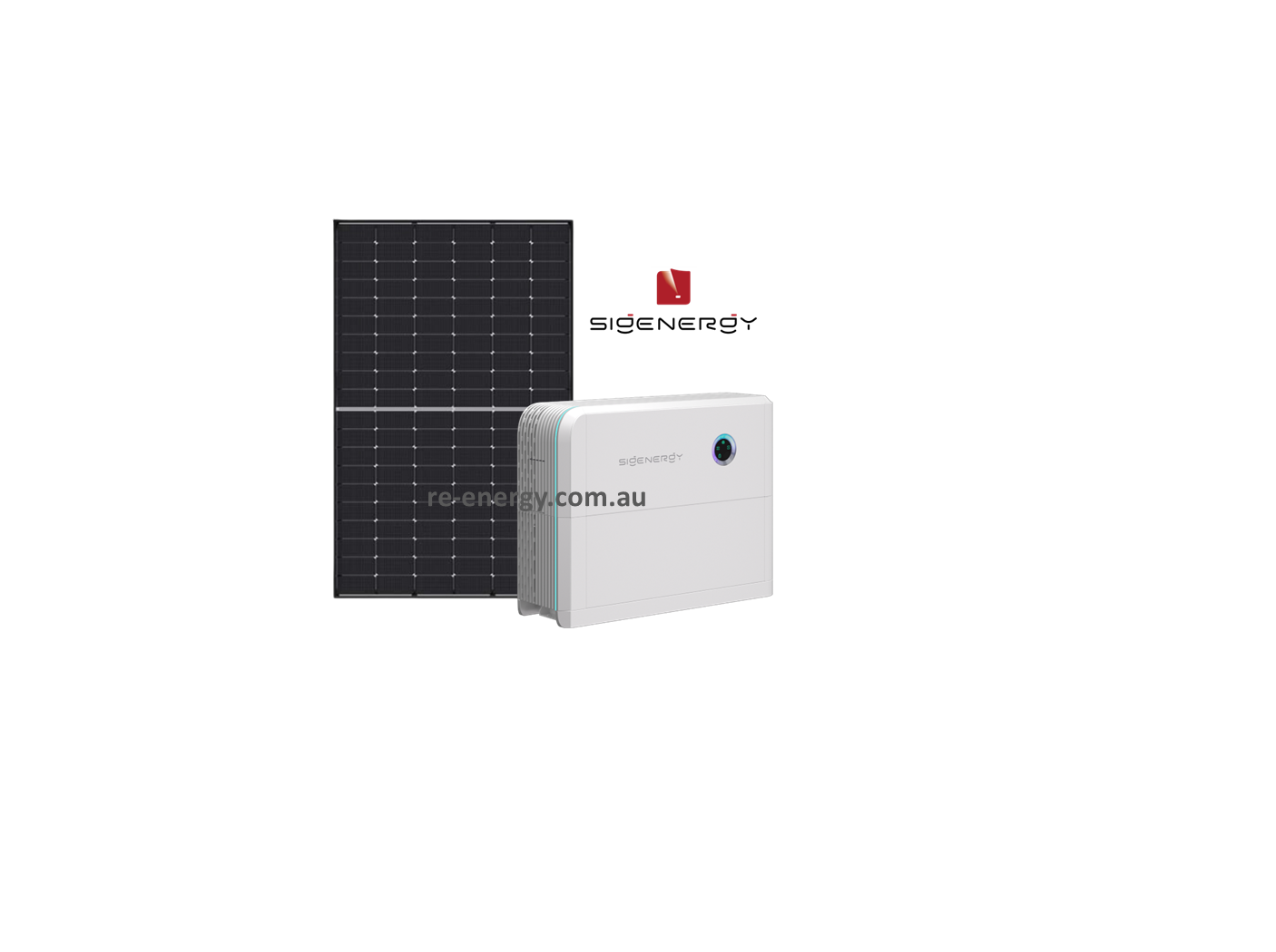 Small grid-connected solar and battery system with 5kW hybrid inverter and 8kWh battery at a residential home.