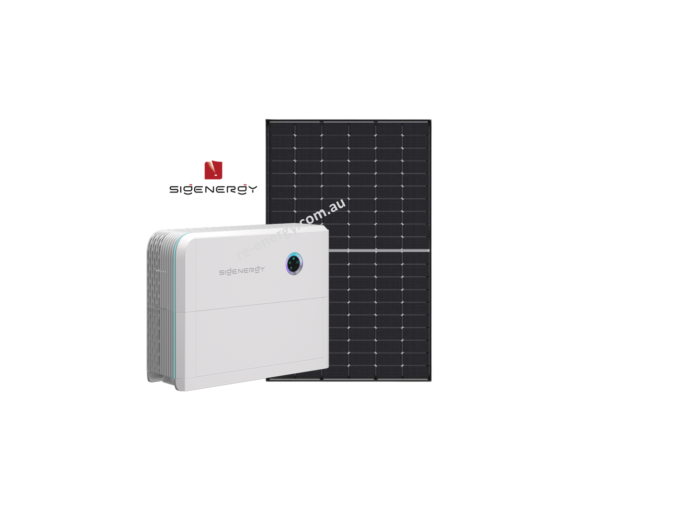 Small off-grid solar system with rooftop panels and battery storage installed on a rural property